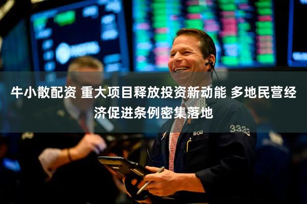 牛小散配资 重大项目释放投资新动能 多地民营经济促进条例密集落地